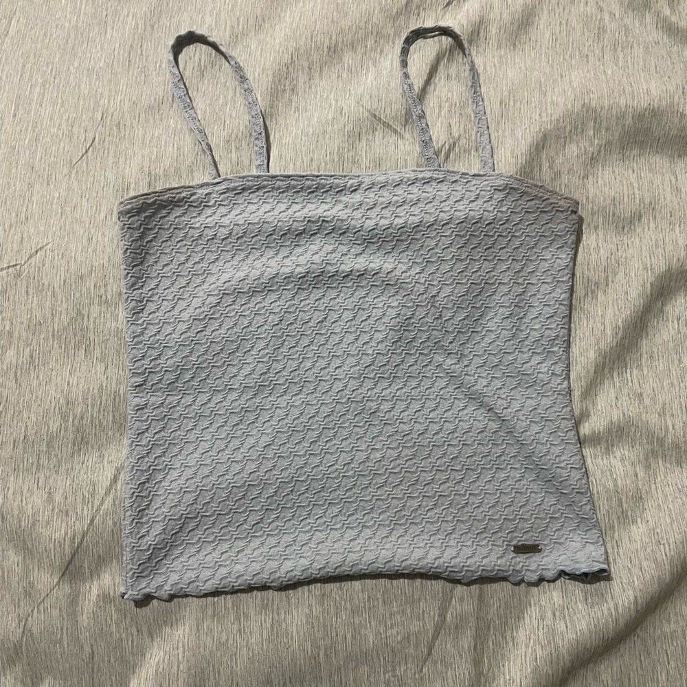 Very light blue tank top!